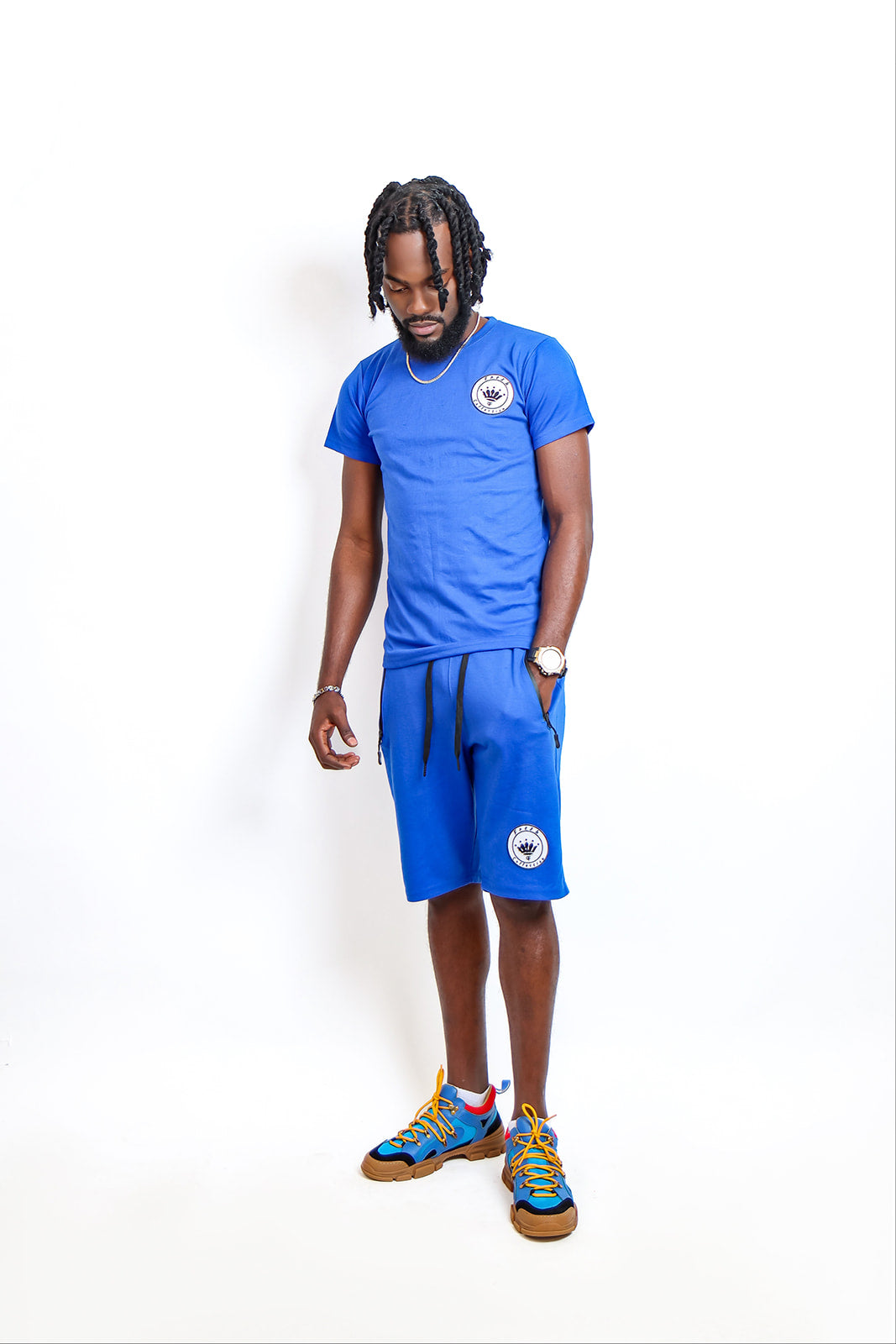 Fresh Collection Tech T-shirts And Shorts Set Cotton